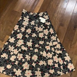 Who What Wear floral skirt